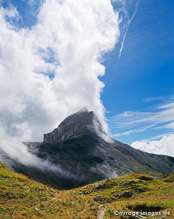 Flying Mountain
Col du Sanetsch 
Schlüsselwörter: Berg, Wiese, Alpen, grün, Himmel, blau, Gebirge, Hochgebirge, wandern, Erholung, Freizeit,