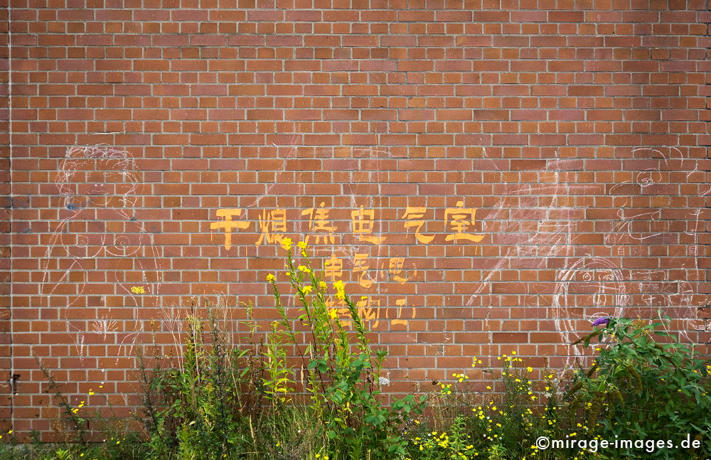 Chinese Graffity
Kokerei Kaiserstuhl
Schlüsselwörter: Ruhrgebiet, Geschichte, Industriegeschichte, Revier, Industrie, Industrieruine, Abbruch, Verfall, Erosion, Zeitalter, Industrieanlage, Standort, Strukturwandel, Endzeit, stillgelegt, Abriss, Endzeit, baufällig, Gebäude, Malerei,