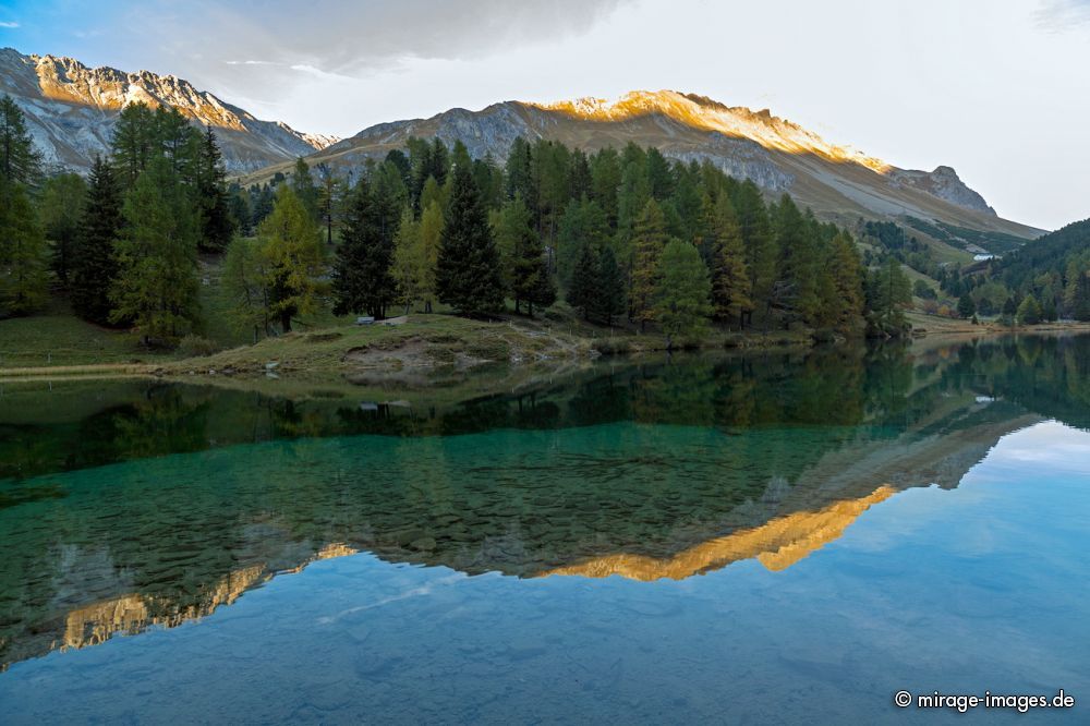 Palpuognasee - Lai da Palpuogna
Albulapass
Schlüsselwörter: See Herbst farbig Spiegelung Reflektion romantisch unberührt Natur natürlich malerisch Schönheit lakes1 Frieden friedlich Wasser Stille empfindlich rein sauber glasklar sonnig positiv Gleichgewicht Farben Ufer Postkarte