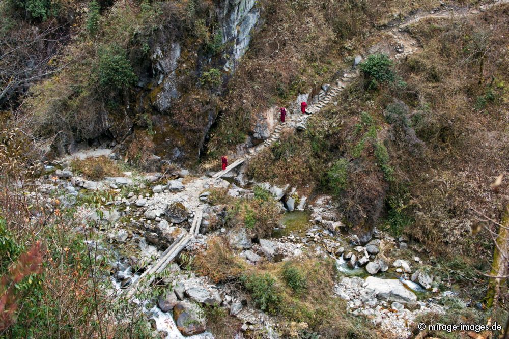 Monks crossing a Bridge
Tawang
