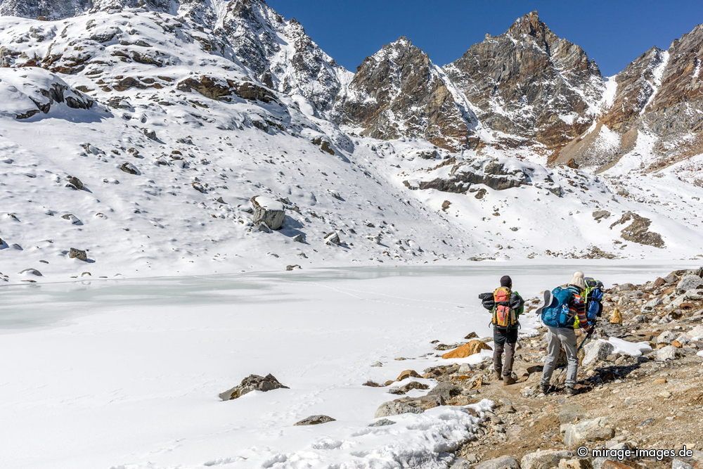 Frozen Lake
Gokyo Lake Area
