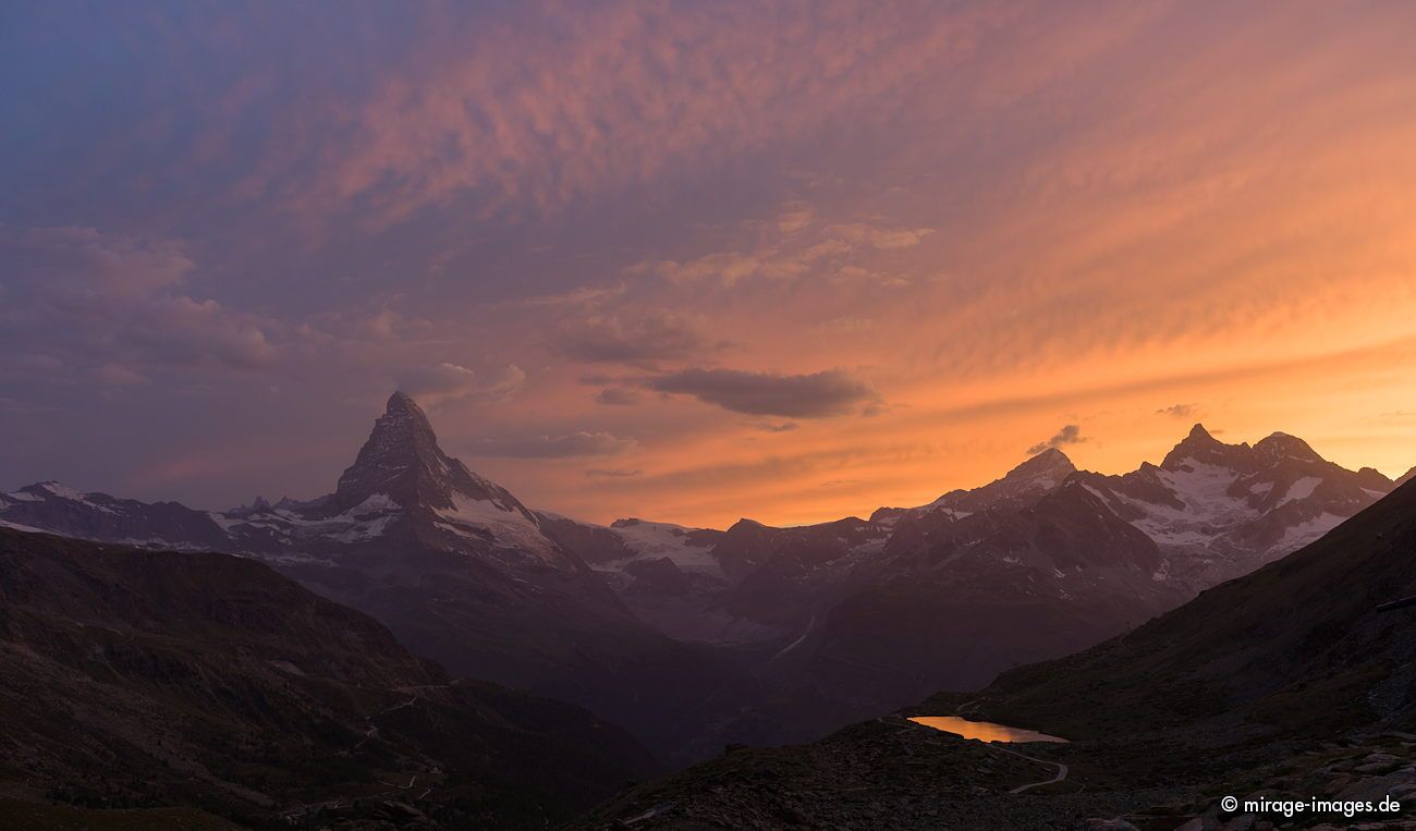 Matterhorn - Mont Cervin 
Fluhalp Zermatt
