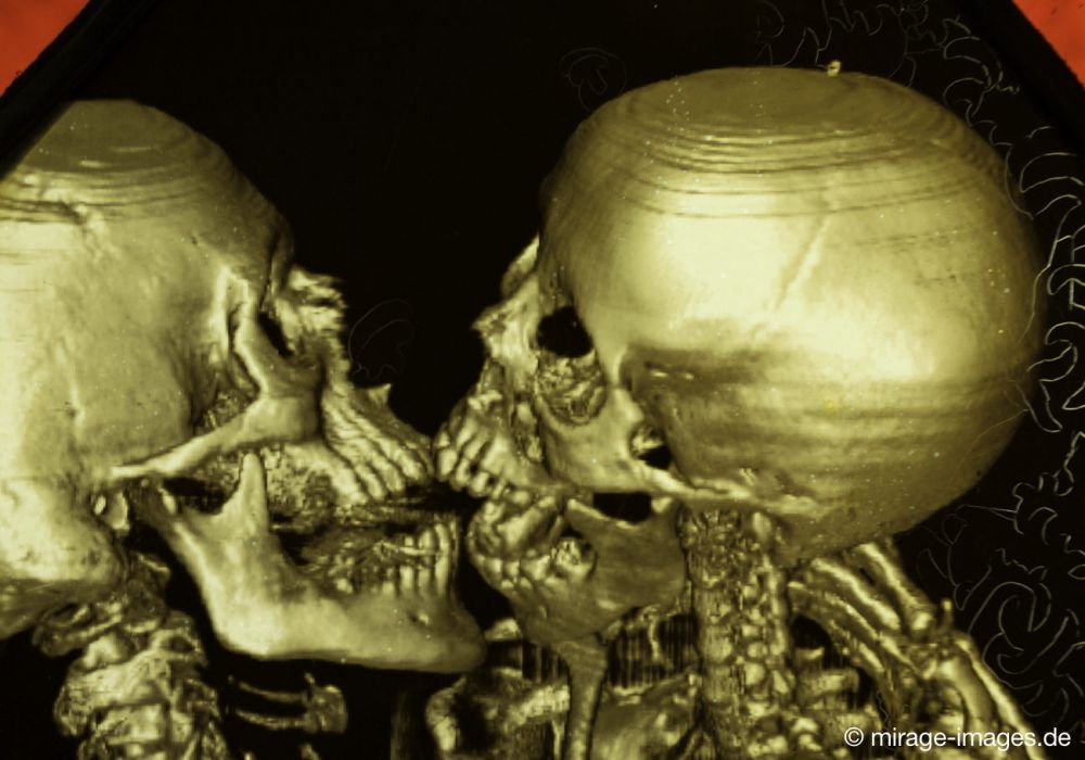 Wim Delvoye Chapelle 2006
Luxembourg Museum for Modern Art 
Schlüsselwörter: Nichtigkeit Eitelkeit d�ster Schädel Kapelle Bleiverglasung schwer Metall Kirchenfenster heidnisch Vanitas Gewalt verg�nglich vergehen R�ntgen K�sse Glas Verfall Dasein gotisch Fenster Skelett Schädel